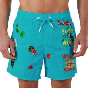 Bain de Mer Swim Trunks 3XL runs small New with tags 5" inseam 100% polyester